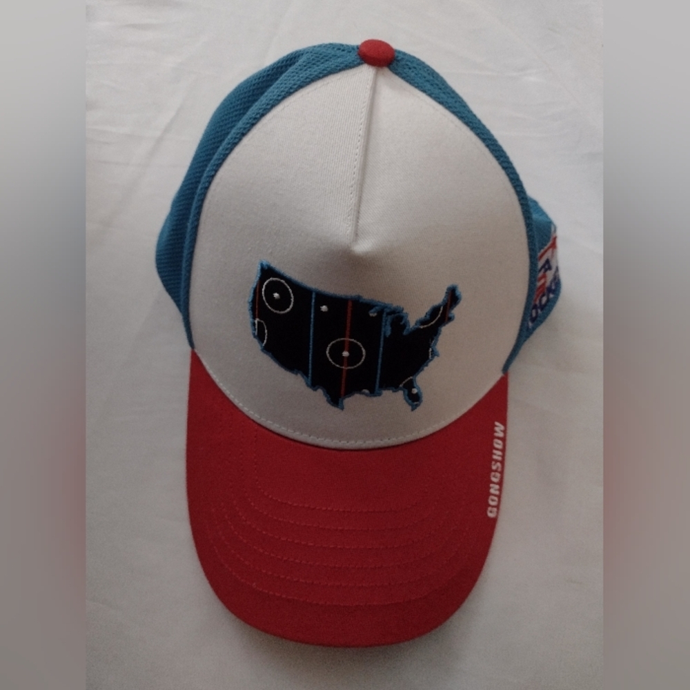 USA hockey gong show snapback hat